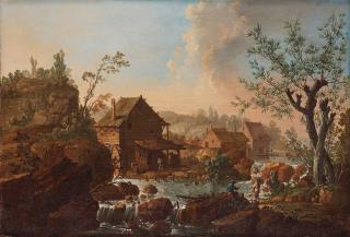 Johan Philip Korn - The mill pound.