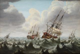 Johan Tietrich Schoultz - Seabattle between Swedish and English ships (the last battle of Öland)