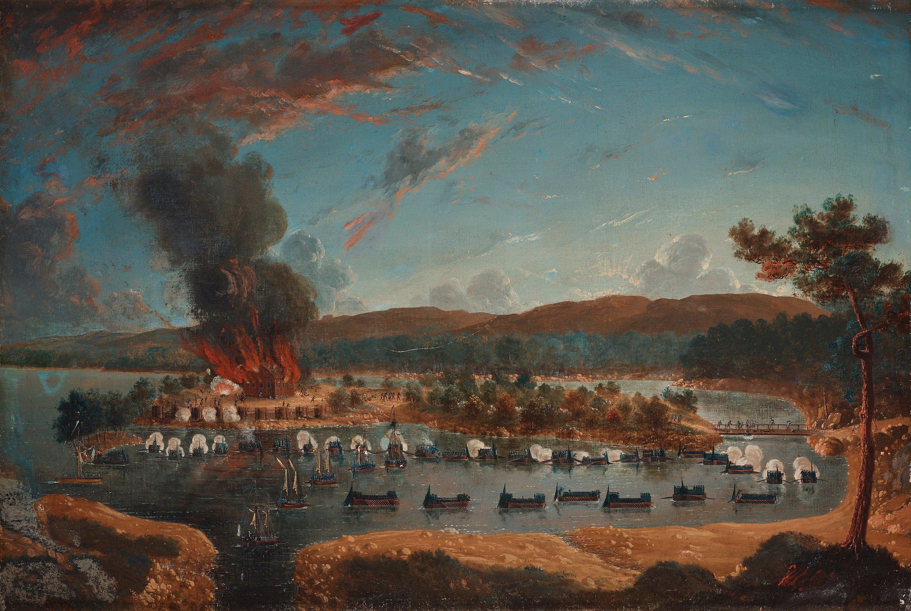 Johan Tietrich Schoultz - The battle at Uransari June 16, 1790