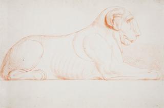 Johan Tobias Sergel - A lying Egyptian lion