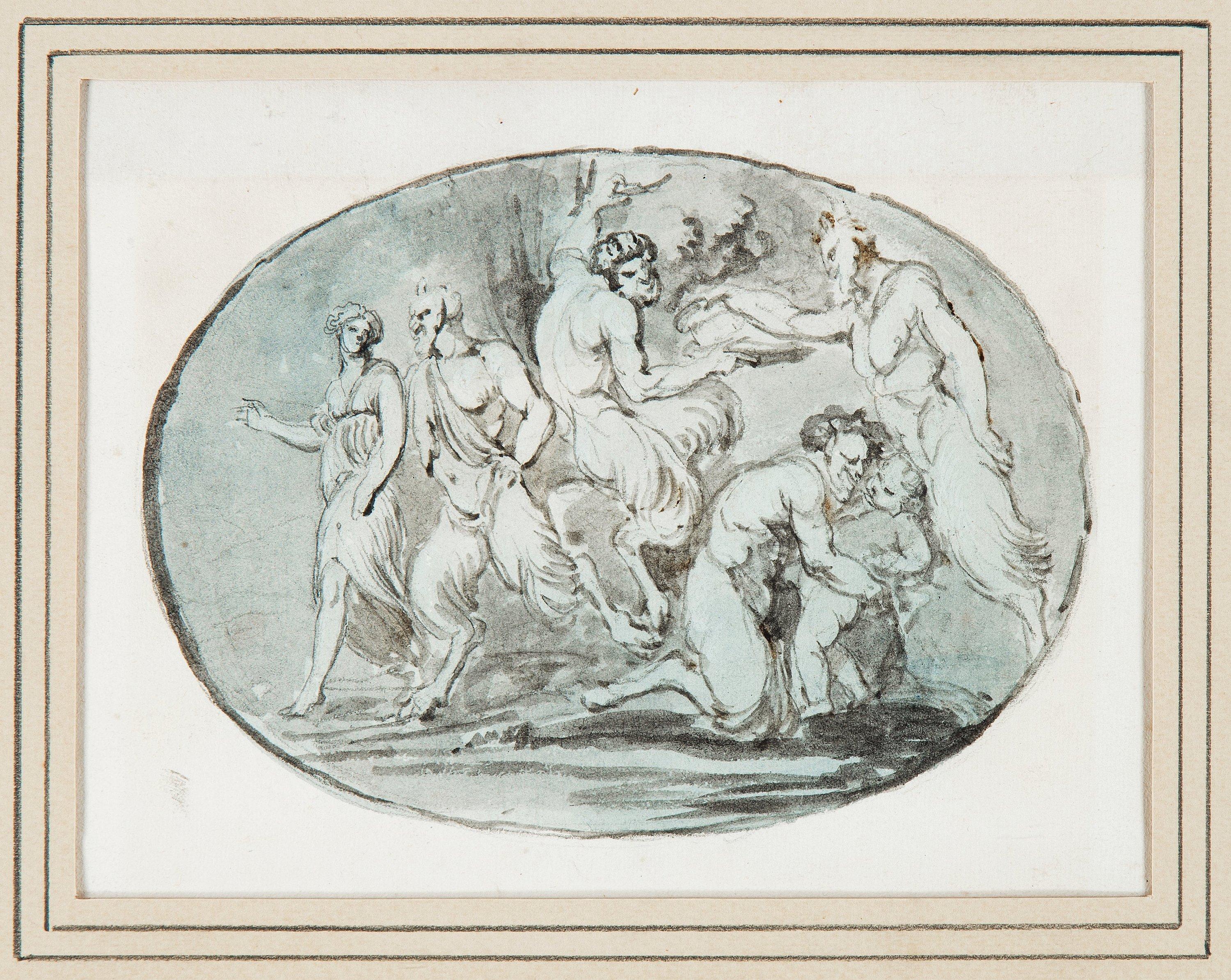 Johan Tobias Sergel - Satyrs and nymphs