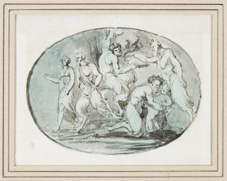 Johan Tobias Sergel - Satyrs and nymphs