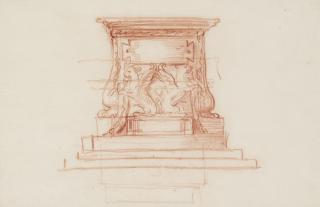 Johan Tobias Sergel - Studie till fundament