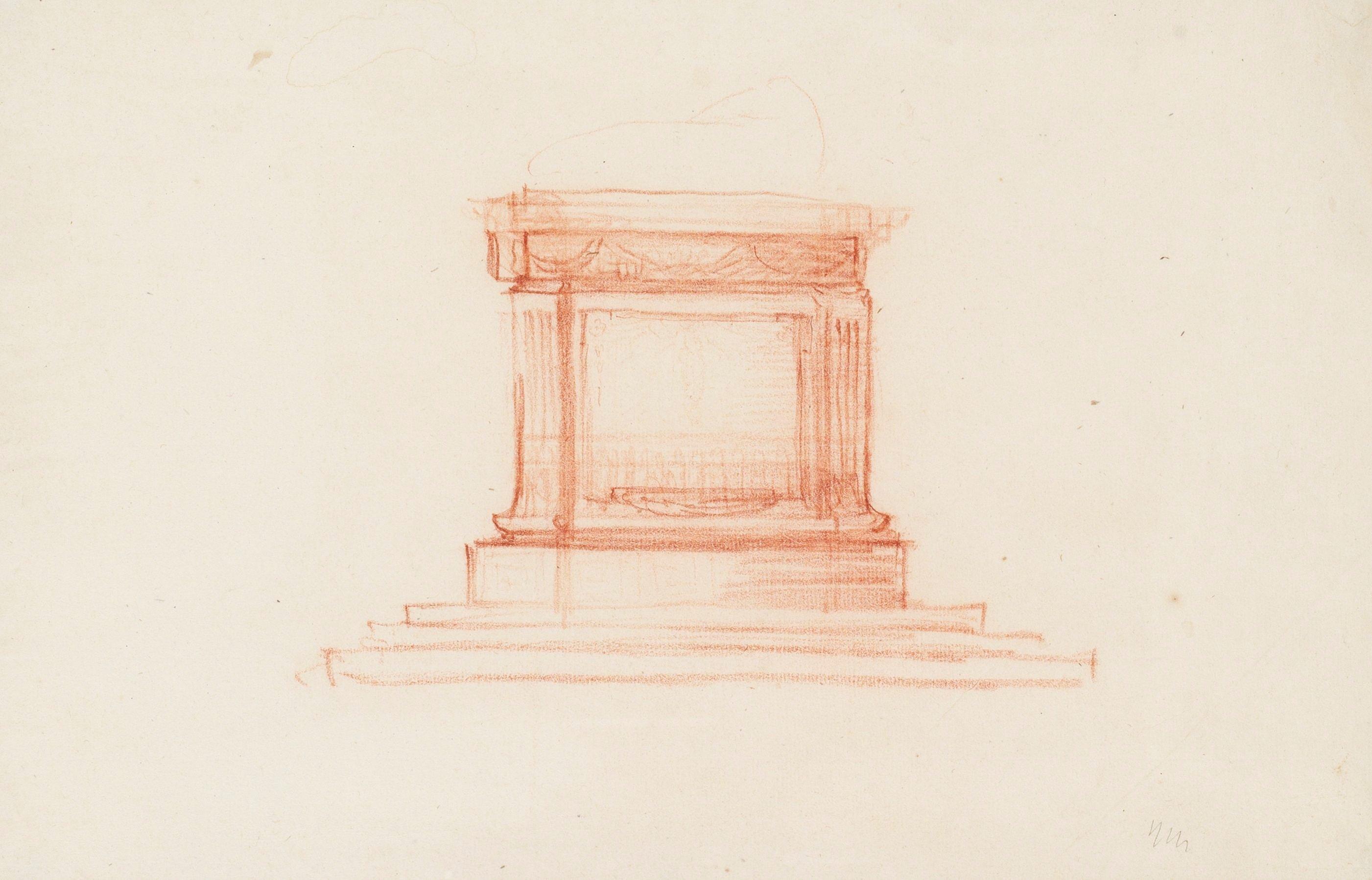 Johan Tobias Sergel - Studie till fundament