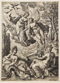 Johan Wierix - Die Vier Elemente