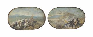 Johan Wilhelm Baur - Equestrian Battle Scenes