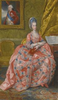 Johan Zoffany R.A. - Portrait Of The Archduchess Maria Amalia Of Austria, Duchess Of Parma (1746-1804)