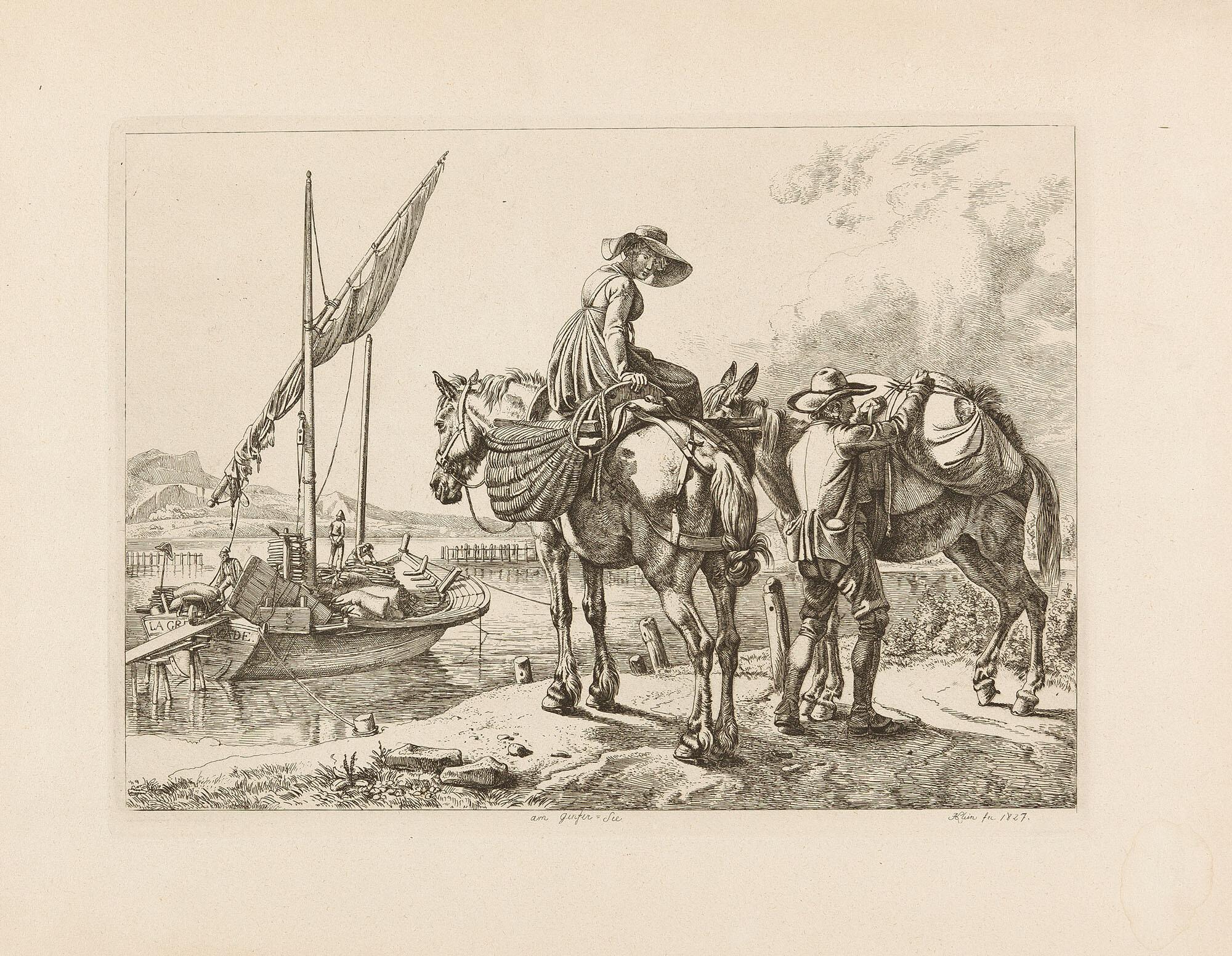 Johann Adam Klein - 25 Bll.: Druckgraphik.