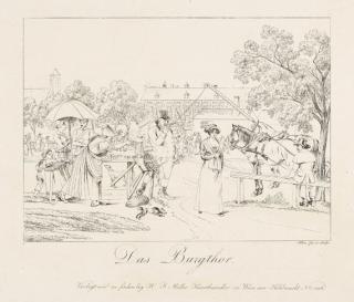 Johann Adam Klein - Das Burgthor