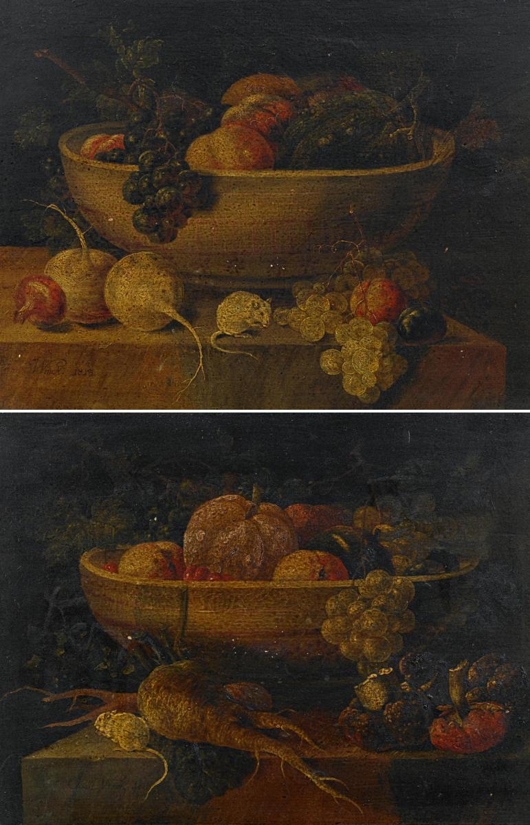 Johann Amandus Winck - Zwei Gemälde.