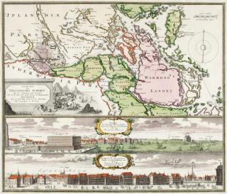Johann Baptist Homann - Accurate Carte der Upländischen Scheren mit der Situation und gegend umh die königl Schwedische Haupt und Residentz...