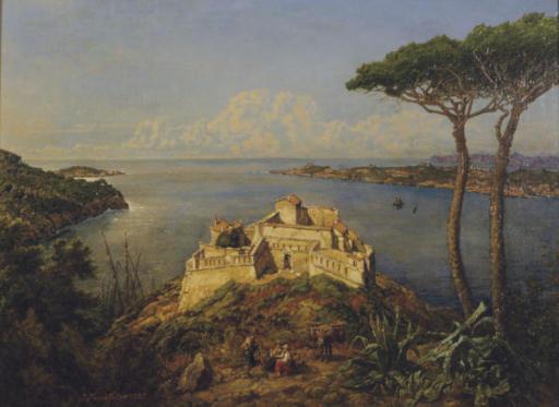 Johann Baptiste Heinefetter - Along The Bay Of Naples