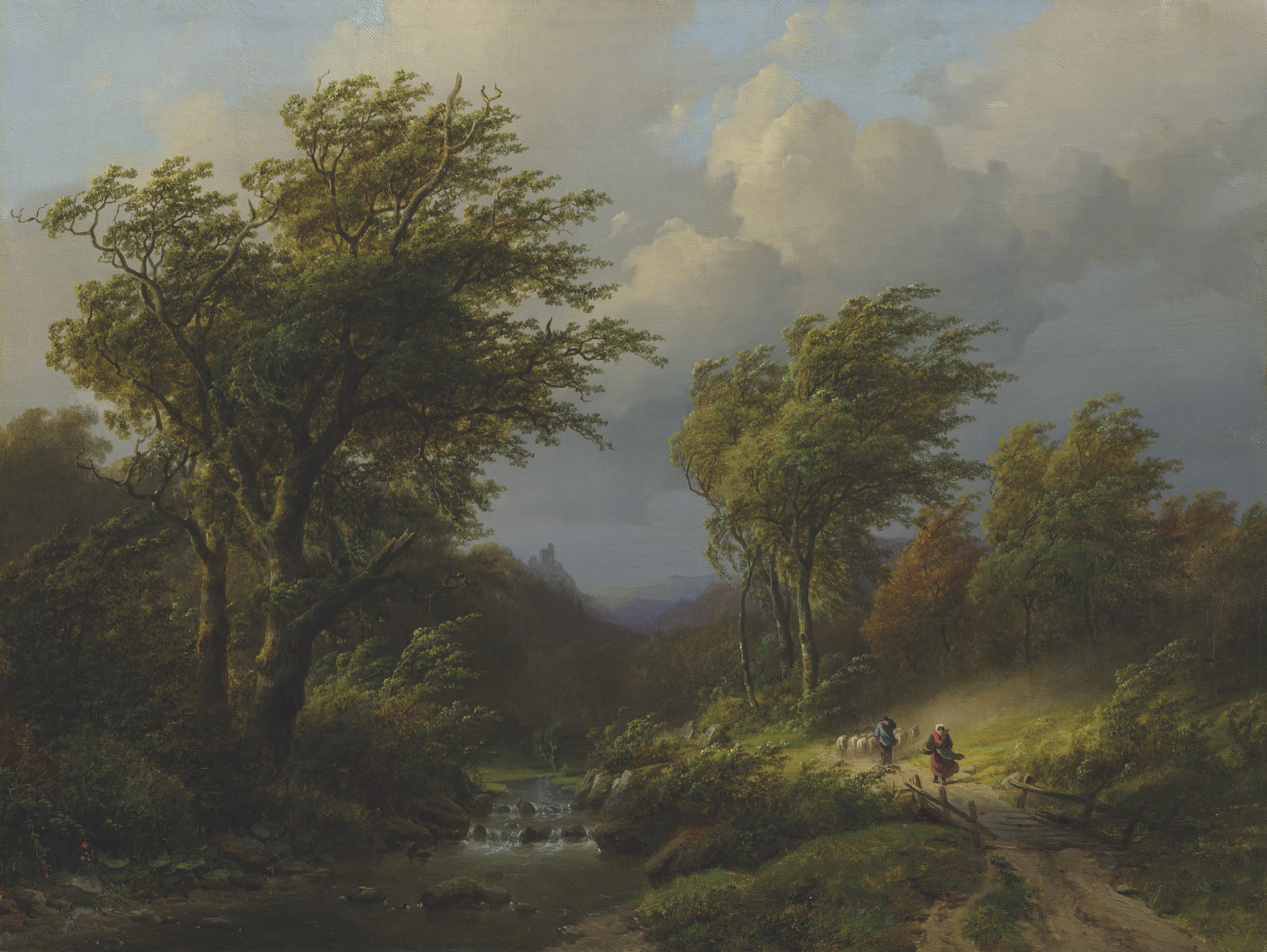 Johann Bernard Klombeck - A summer\'s day breeze