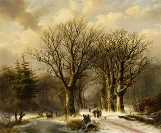 Johann Bernhard Klombeck - Winter im Reichswald
