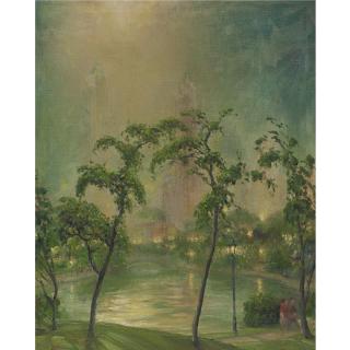 Johann Berthelsen - Central Park At Night