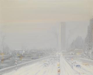 Johann Berthelsen - Fdr Drive Looking Towards The Secretariat Building Of The Un