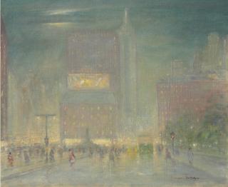 Johann Berthelsen - Madison Square, Evening