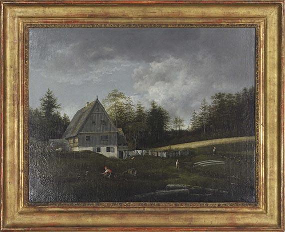 Johann Christian Klengel - Mühle im Plauenschen Grund bei Dresden