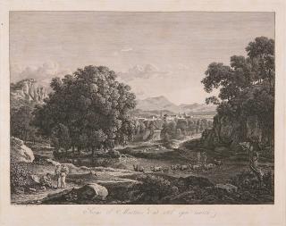 Johann Christian Reinhart - Folge von 6 Bll.: Die Landschaften im heroischen Stil.