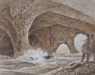 Johann Christian Reinhart - In der Felsengrotte auf Capri