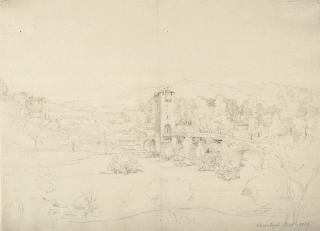 Johann Christoph Rist - Landschaft mit Brücke.