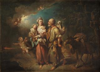 Johann Conrad Seekatz - The Flight Into Egypt