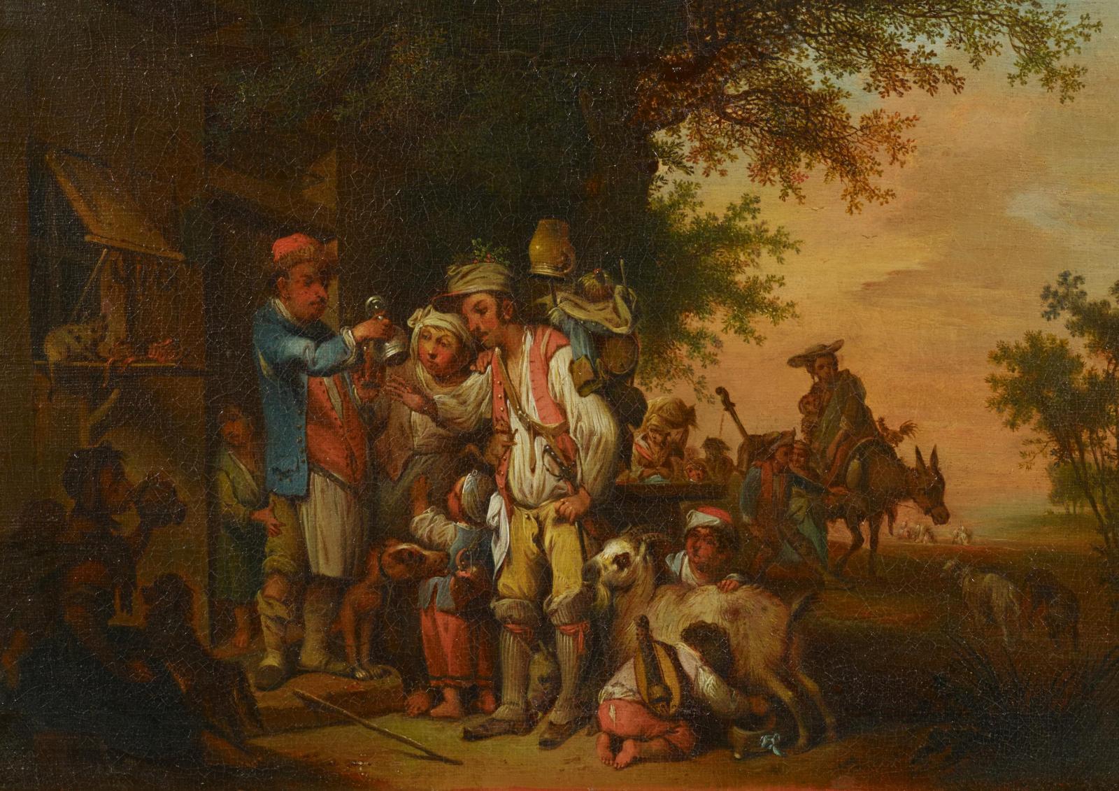 Johann Conrad Seekatz - Wandernde Töpferfamilie.