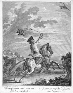 Johann Elias Ridinger - 2 Bll.: Jagddarstellungen.