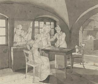 Johann Erdmann Hummel - At the fortune teller\'s