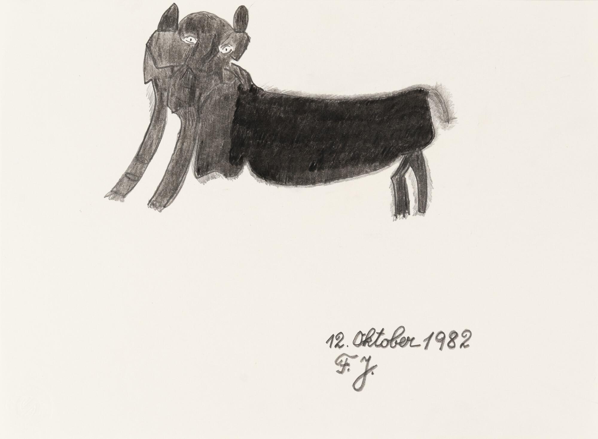 Johann Fischer - Ohne Titel (Fabelwesen)