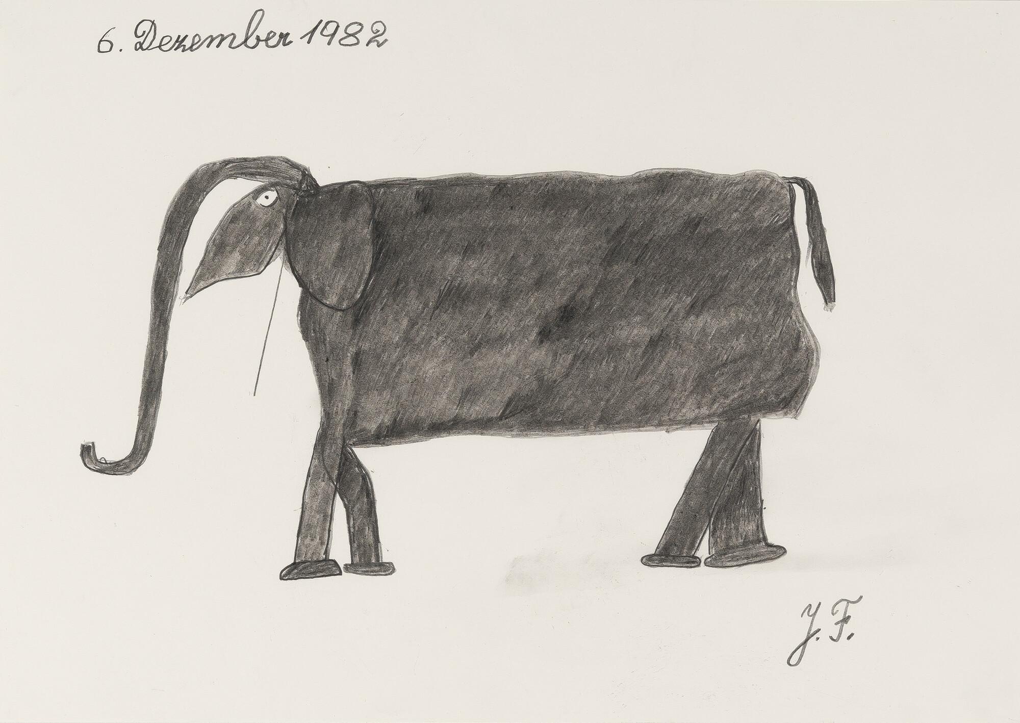 Johann Fischer - Ohne Titel (Fabelwesen)