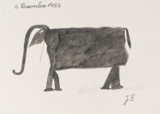 Johann Fischer - Ohne Titel (Fabelwesen)