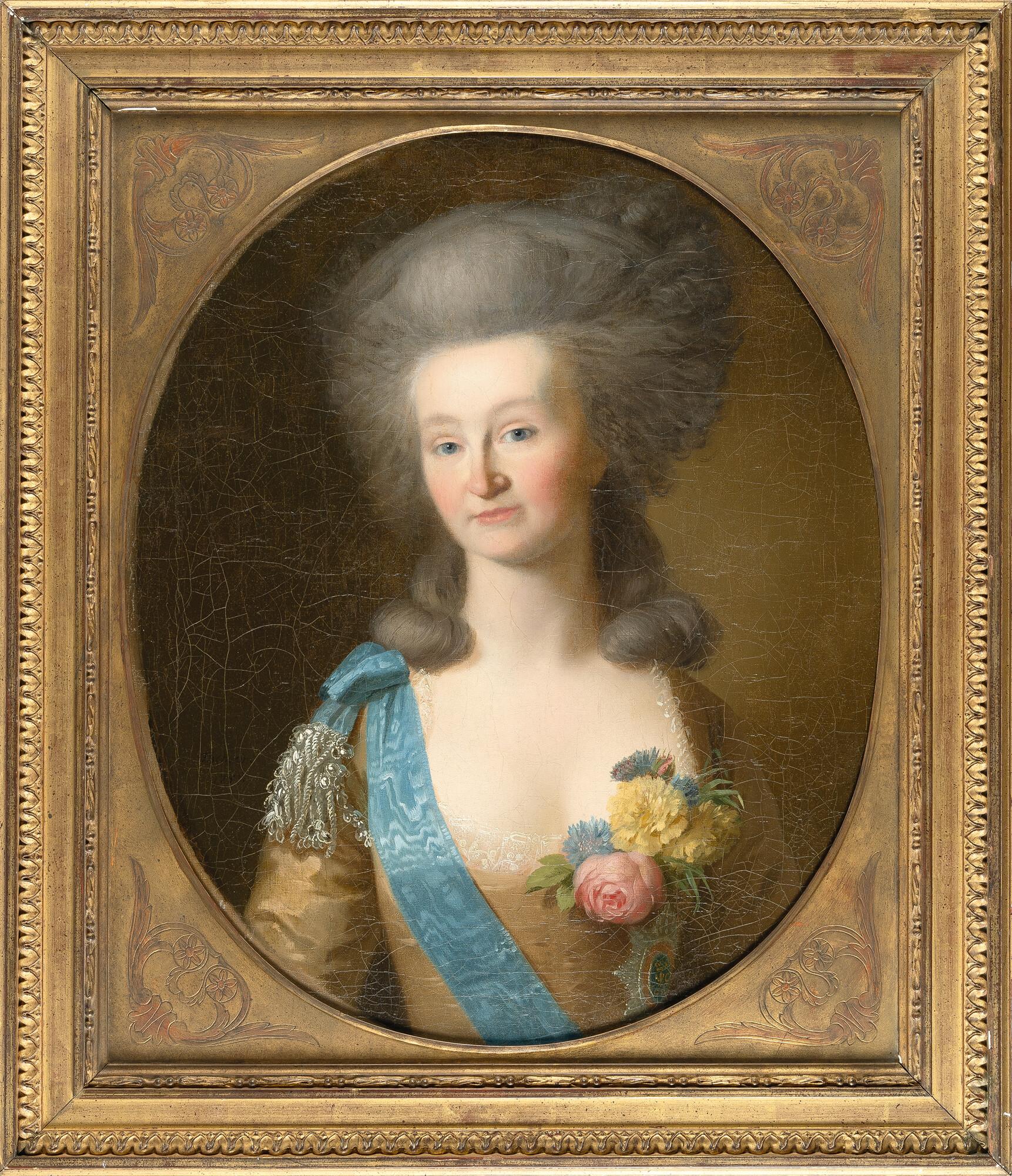 Johann Friedrich August Tischbein - Bildnis der Friederike Sophie Dorothea von Württemberg, geb. Brandenburg-Schwedt