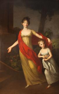 Johann Friedrich August Tischbein - Wilhelmine Rummel mit ihrer Tochter.
