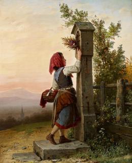 Johann Georg Meyer von Bremen - Auf dem Heimwege