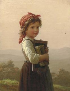 Johann Georg Meyer von Bremen - Die Jünge Schulerin (The Little Schoolgirl)