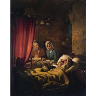 Johann Georg Meyer Von Bremen - German Der Häusliche Friede (Homely Peace)  
