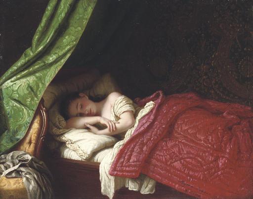 Johann Georg Meyer Von Bremen - Sleeping beauty