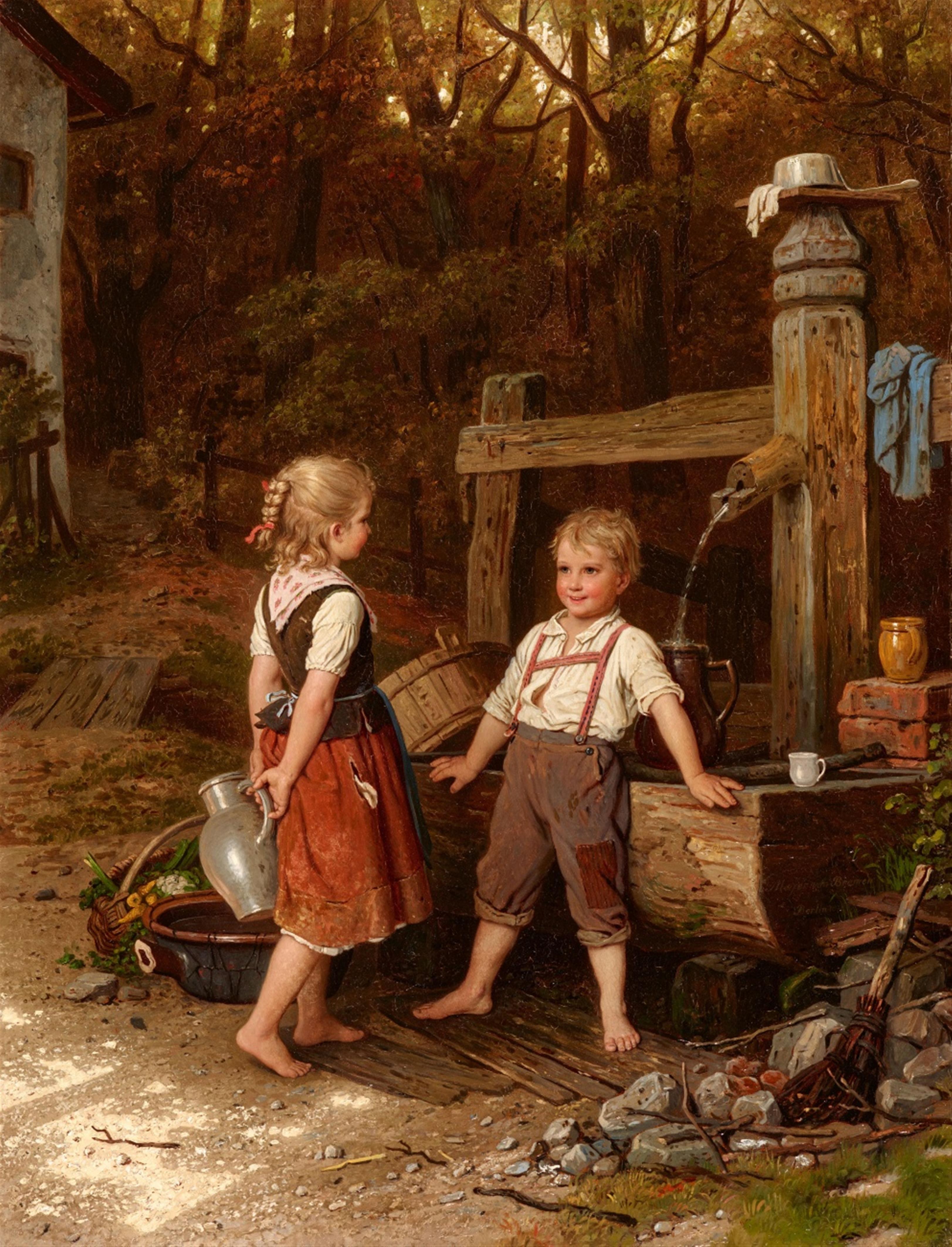 Johann Georg Meyer von Bremen - Zuerst das Küsschen!