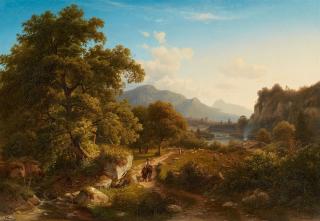 Johann Georg Paul Mohr - Landschaft bei Ischl