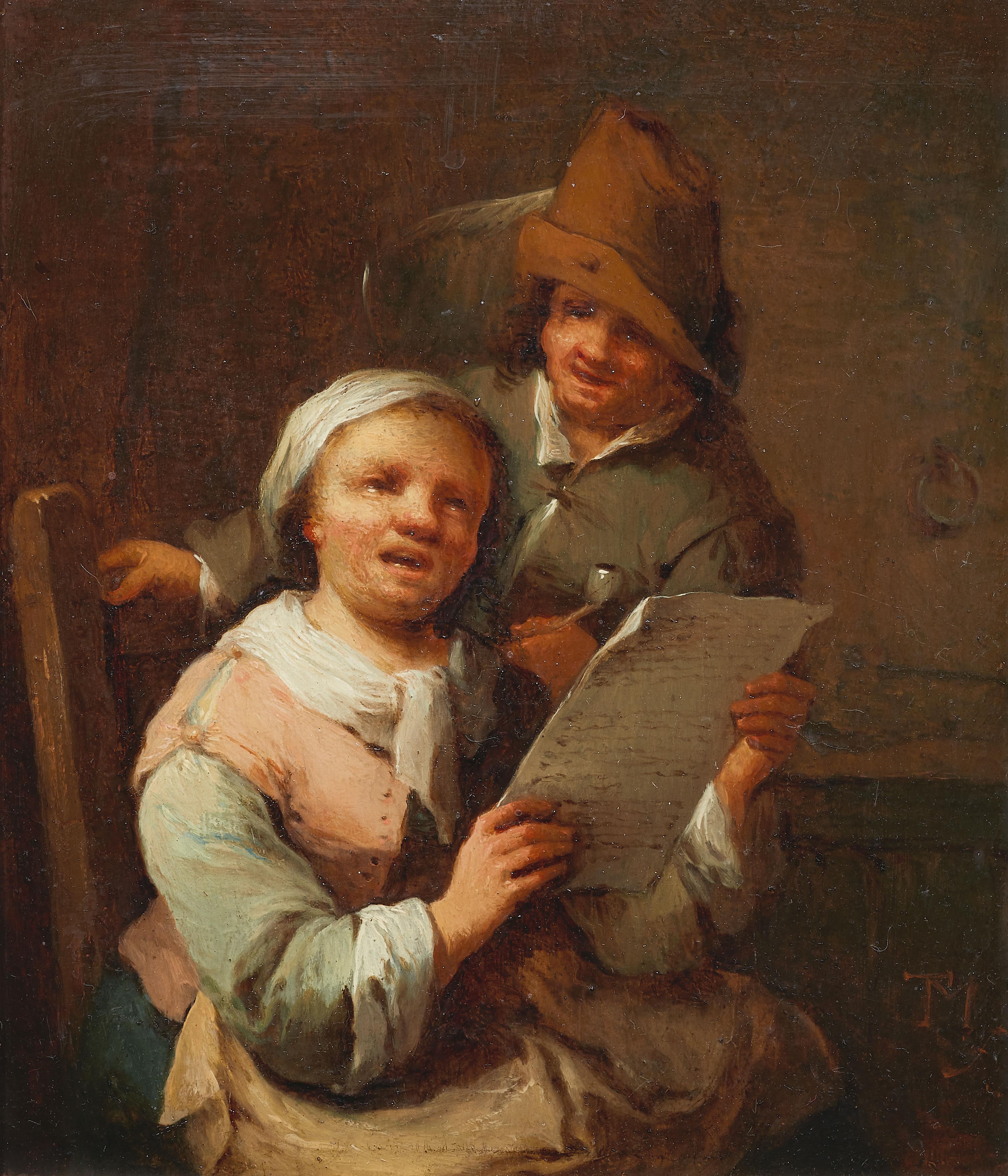 Johann Georg Trautmann - Zwei Genreszenen