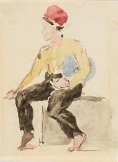 Johann Georg von Dillis - 3 Bll.: Skizzenblätter.