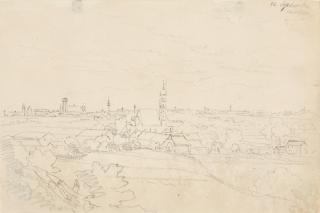 Johann Georg von Dillis - Blick auf München.