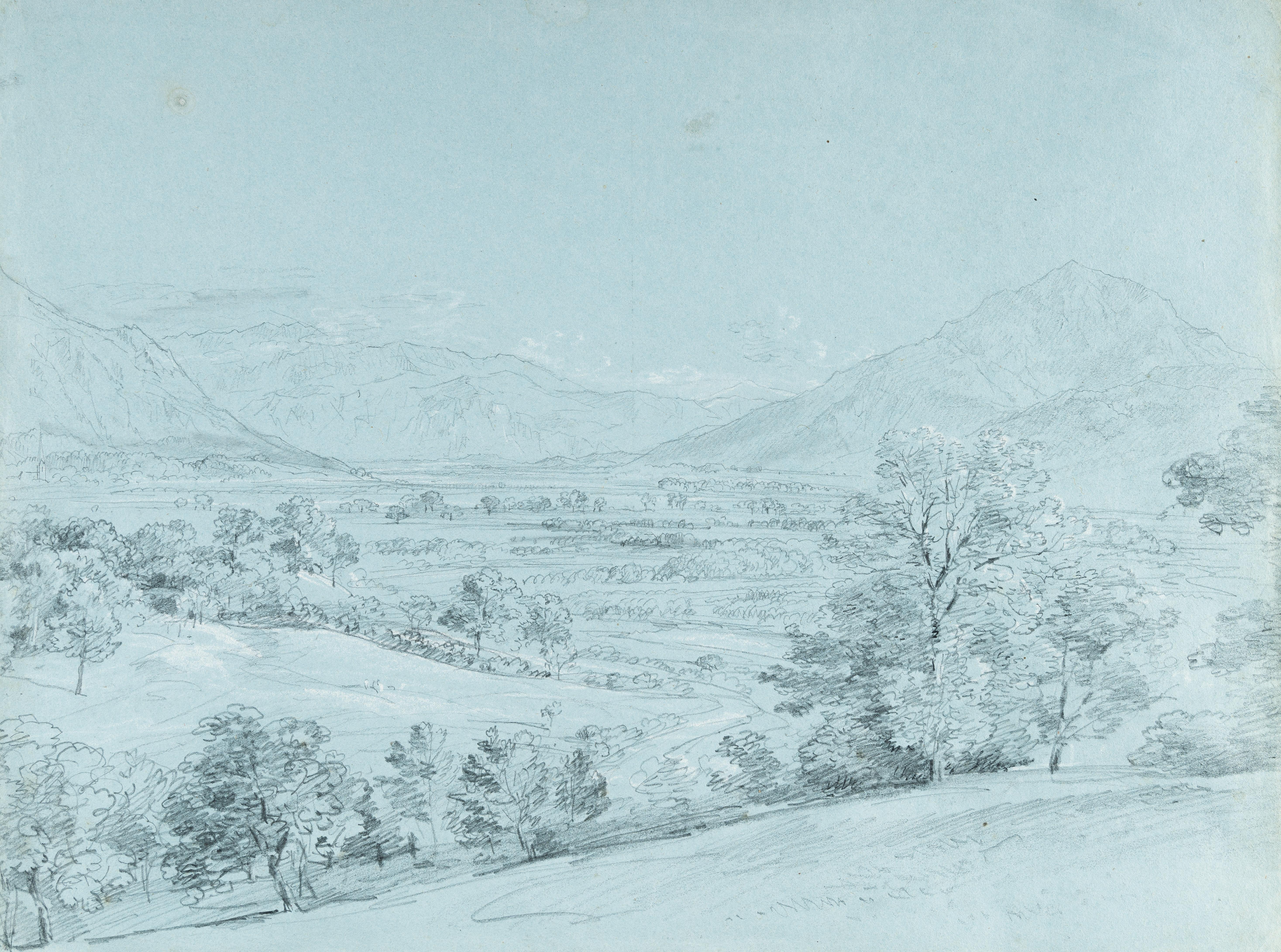 Johann Georg von Dillis - Blick ins Inntal