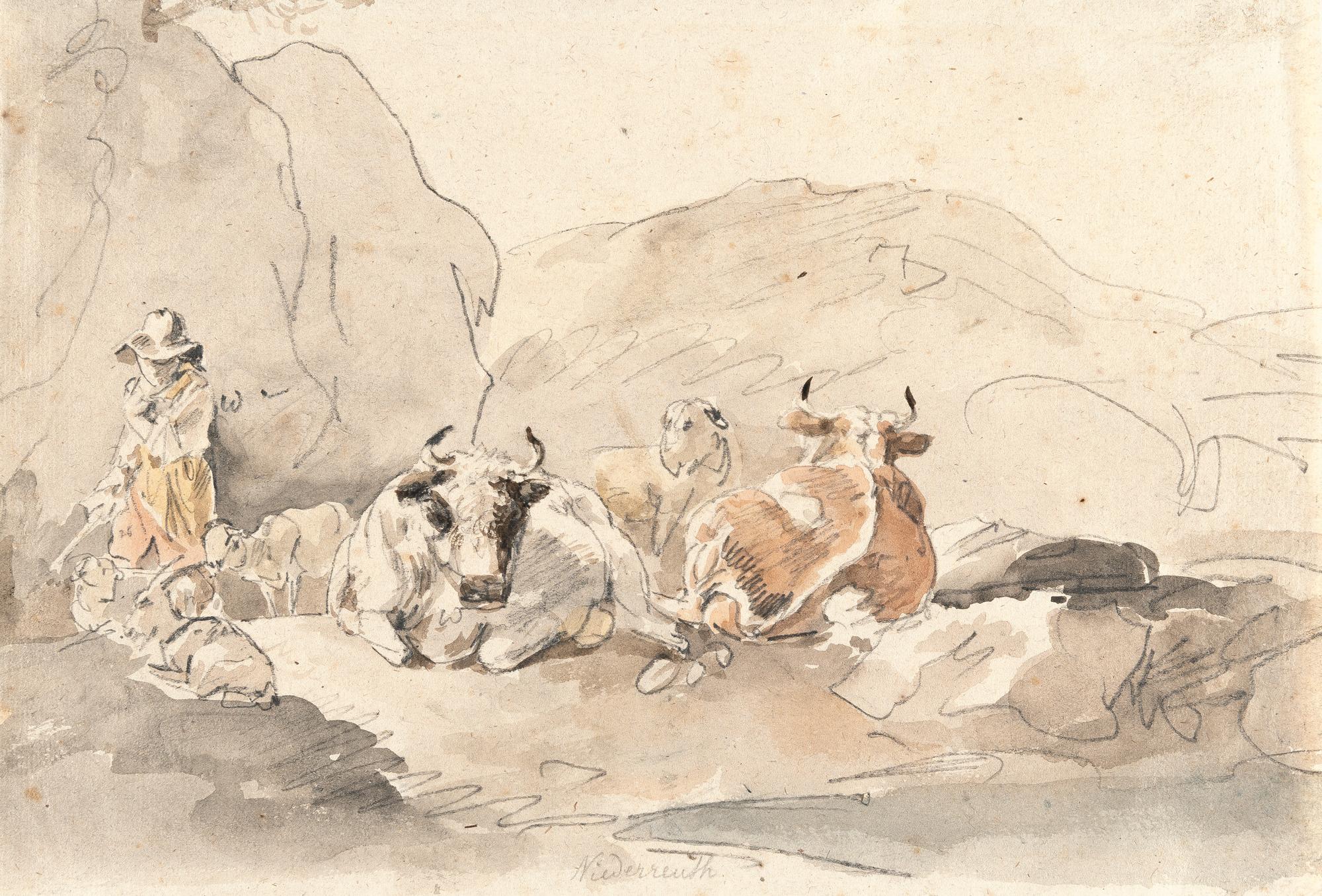 Johann Georg von Dillis - Hirtenidylle bei Niederreuth