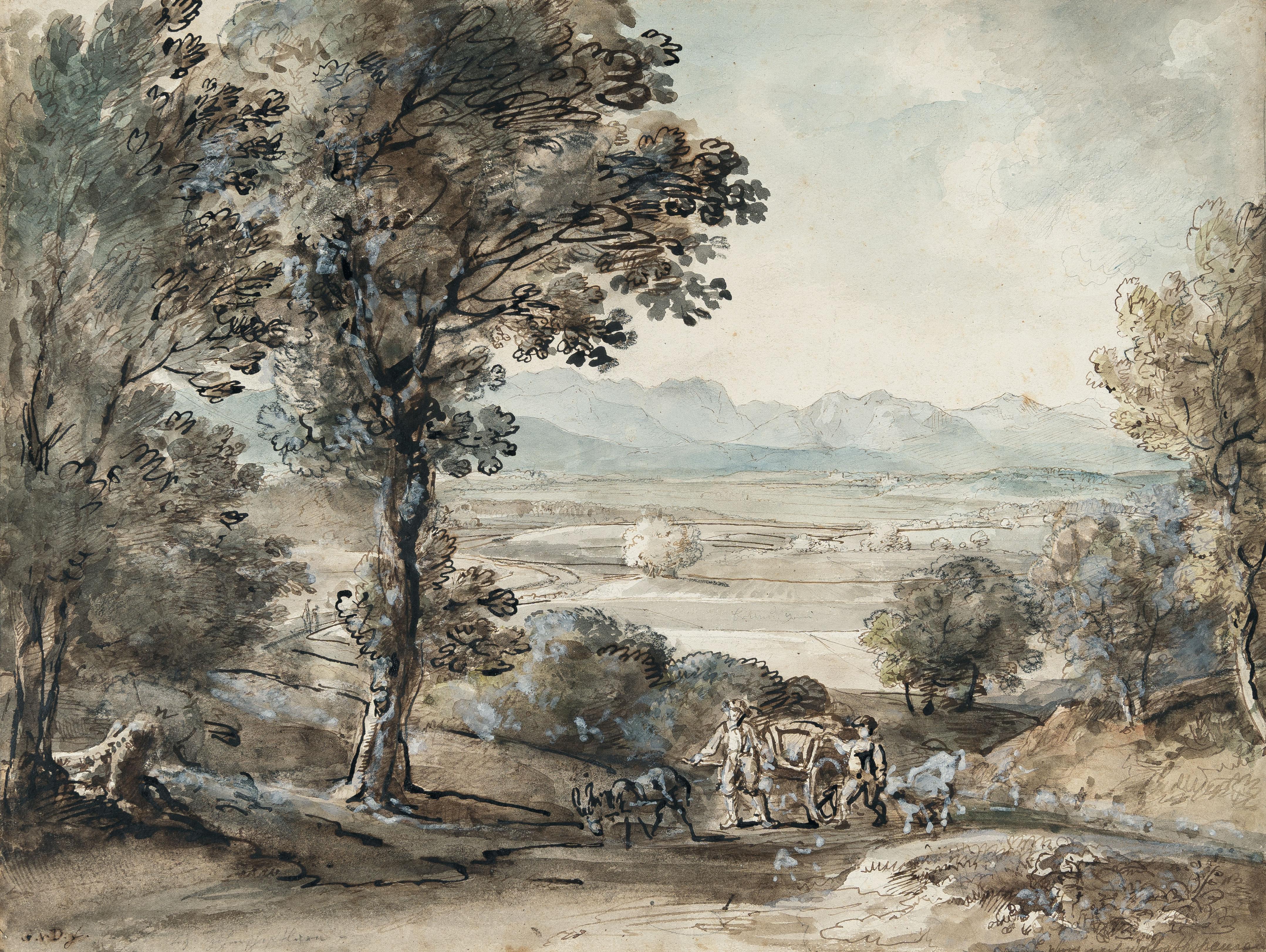 Johann Georg von Dillis - Weg nach Wolfratshausen