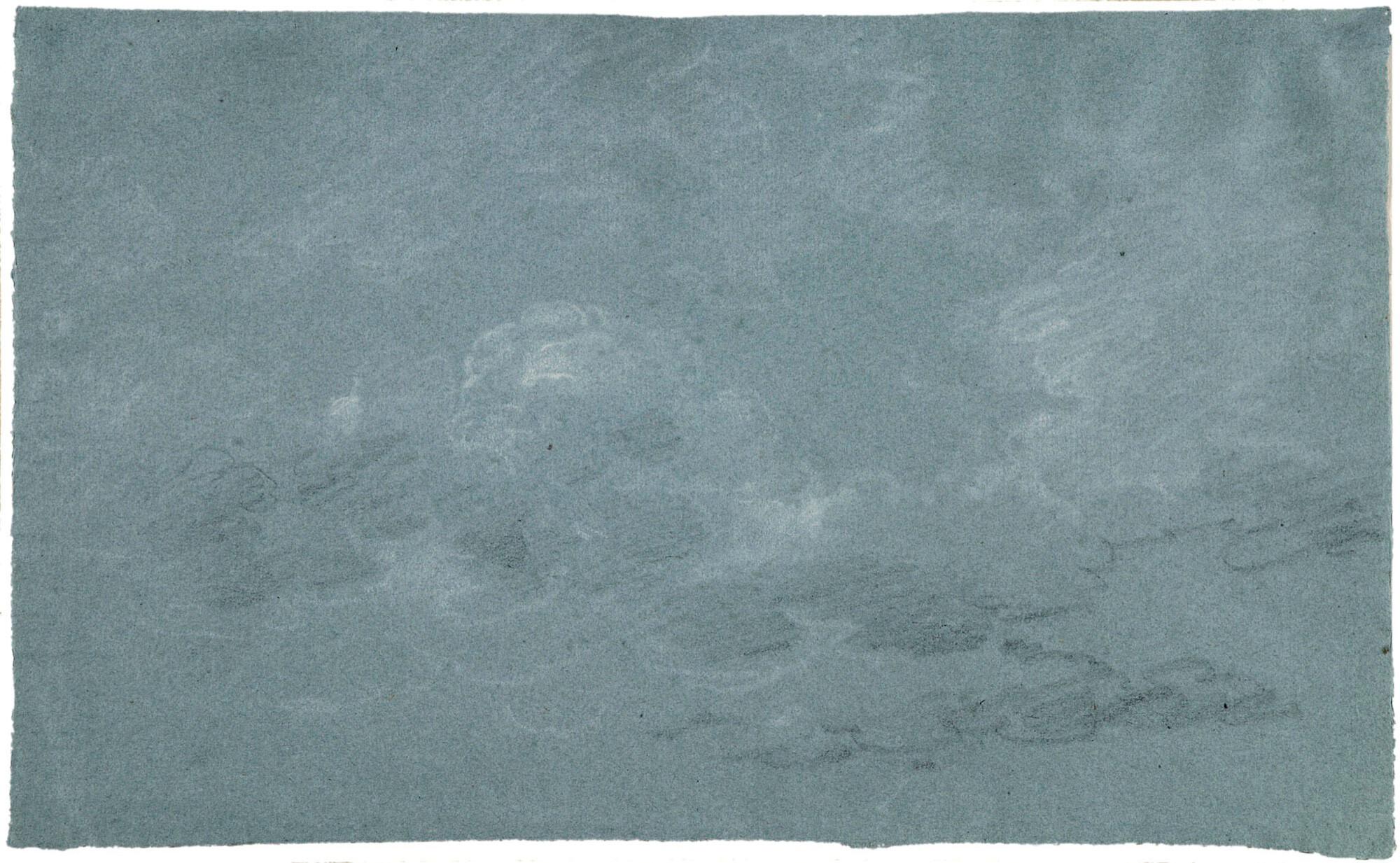 Johann Georg von Dillis - Wolkenstudie.