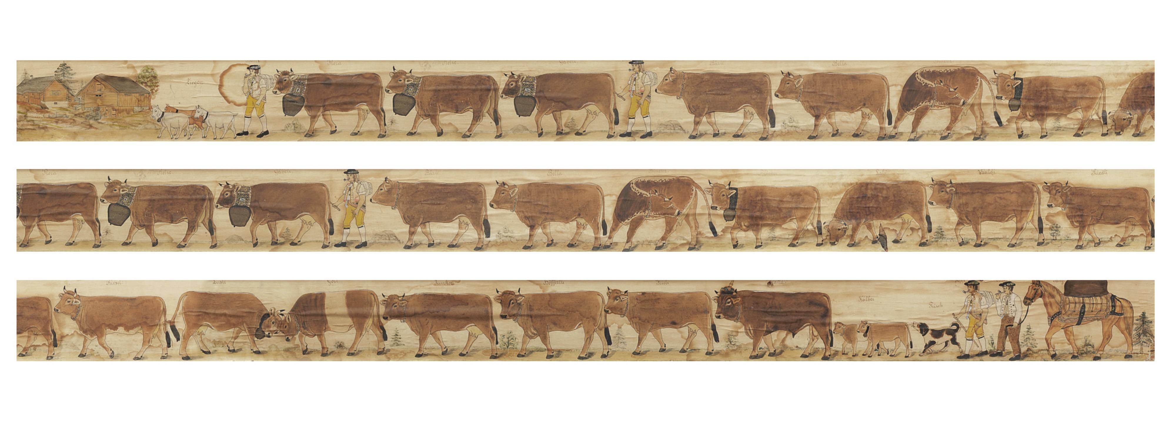 Johann Georg Zähndler - Sennenstreifen Strip With \