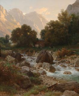 Johann Gottfried Steffan - Abend (Umgegend Von Glarus), 1881