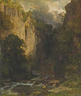 Johann Gottfried Steffan - Schlucht Des Murgbachs, 1873